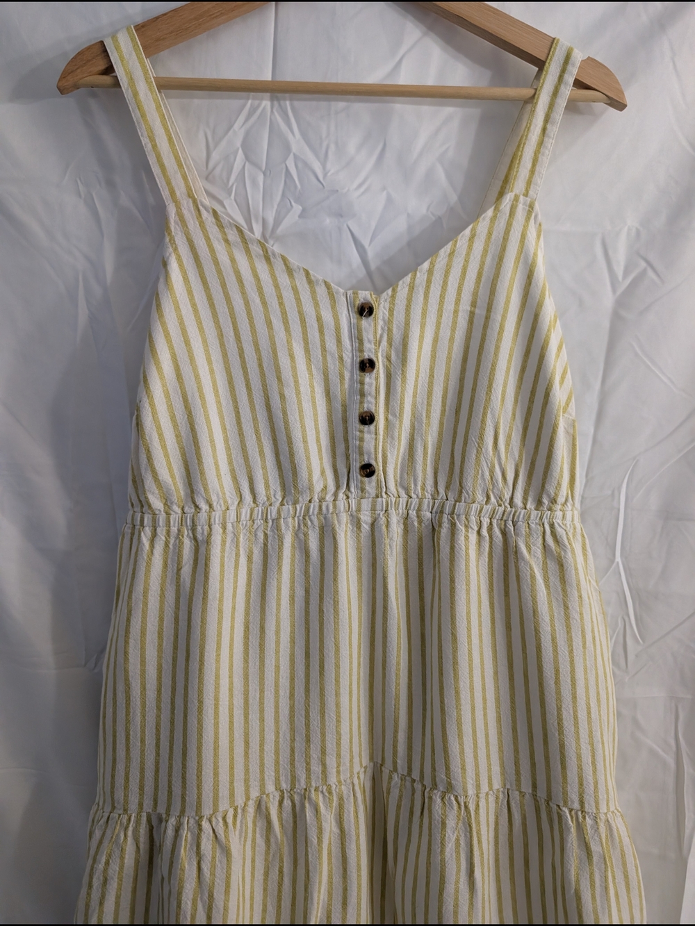 Sonoma Yellow and White Striped Maxi Dress - Picture 8 of 10